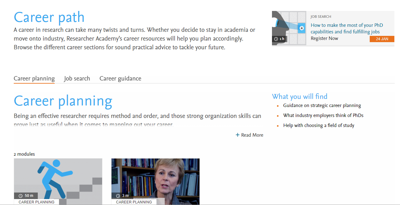 Career path Elsevier
